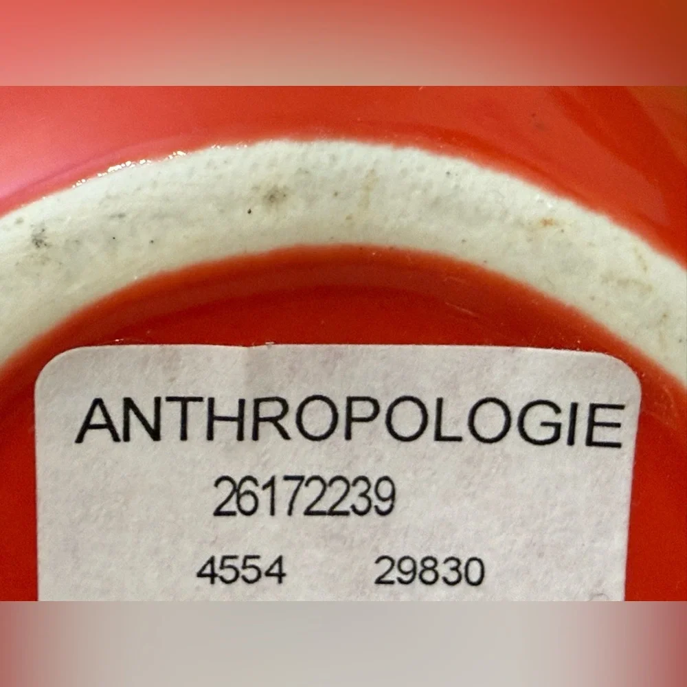 Anthropologie white accent